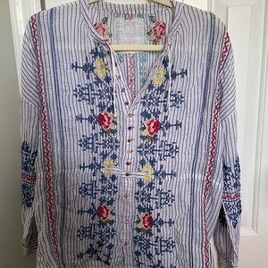 Johnny Was floral tunic